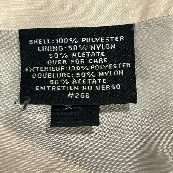 Cole Haan Double Breasted Trench Coat Women's Size 4 Black Satin Lined Classic - Picture 16 of 16